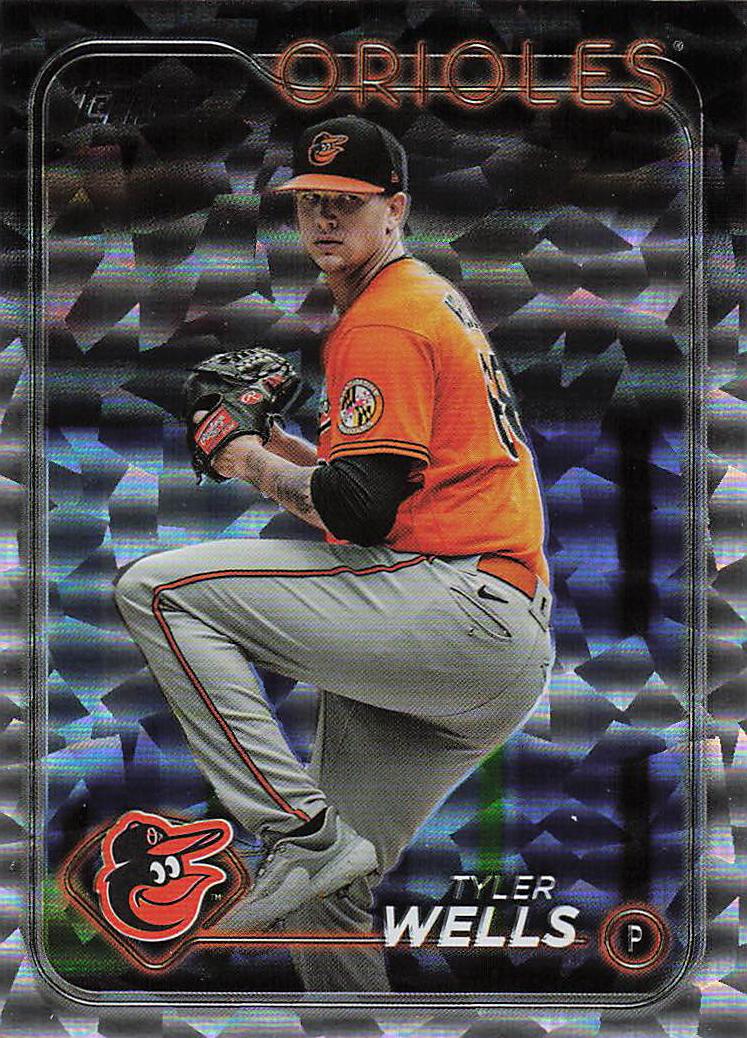 2024 Topps Baseball Silver Crackle Foil Tyler Wells #251