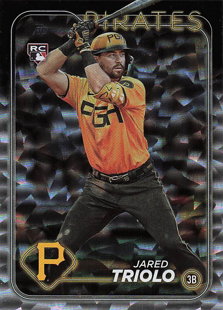 2024 Topps Baseball Silver Crackle Foil Jared Triolo #281