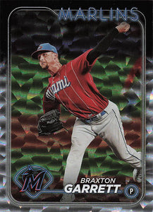 2024 Topps Baseball Silver Crackle Foil Braxton Garrett #323