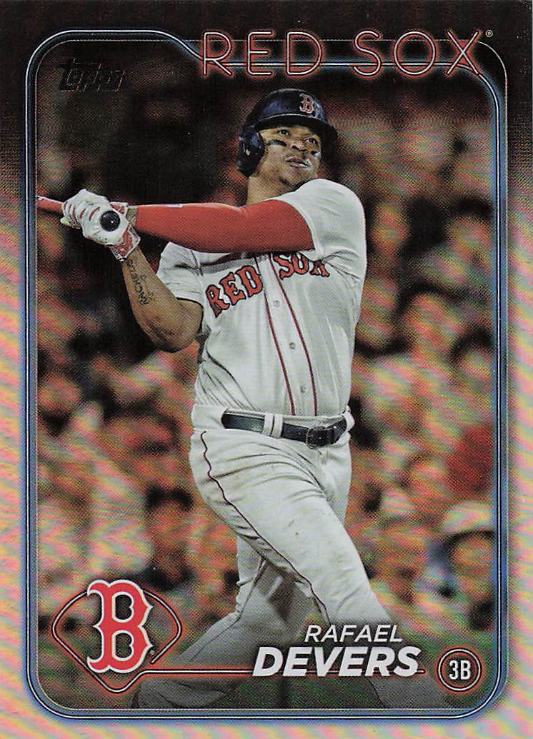2024 Topps Baseball Rainbow Foil Rafael Devers #22
