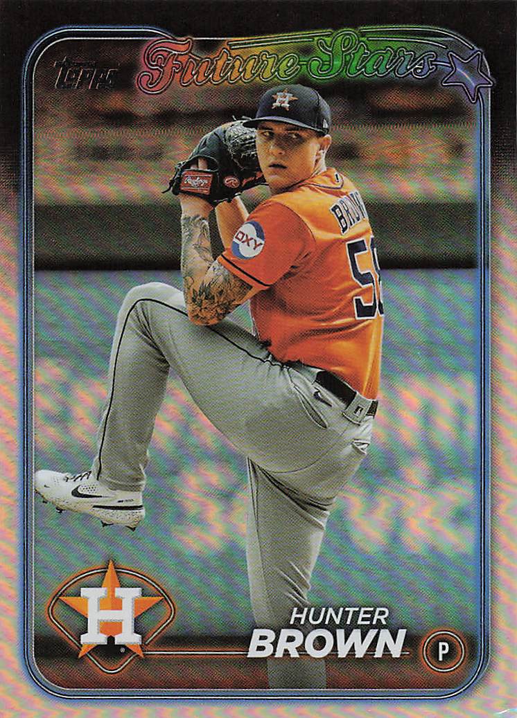 2024 Topps Baseball Rainbow Foil Hunter Brown #30