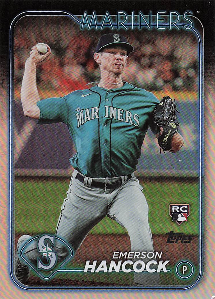 2024 Topps Baseball Rainbow Foil Emerson Hancock #39