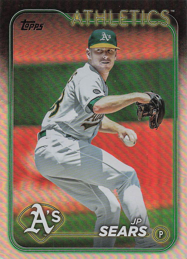 2024 Topps Baseball Rainbow Foil JP Sears #80