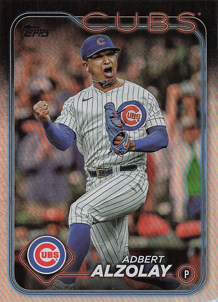 2024 Topps Baseball Rainbow Foil Adbert Alzolay #129
