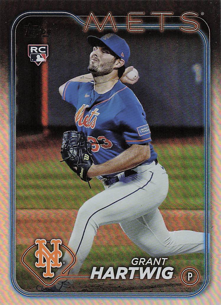 2024 Topps Baseball Rainbow Foil Grant Hartwig #130