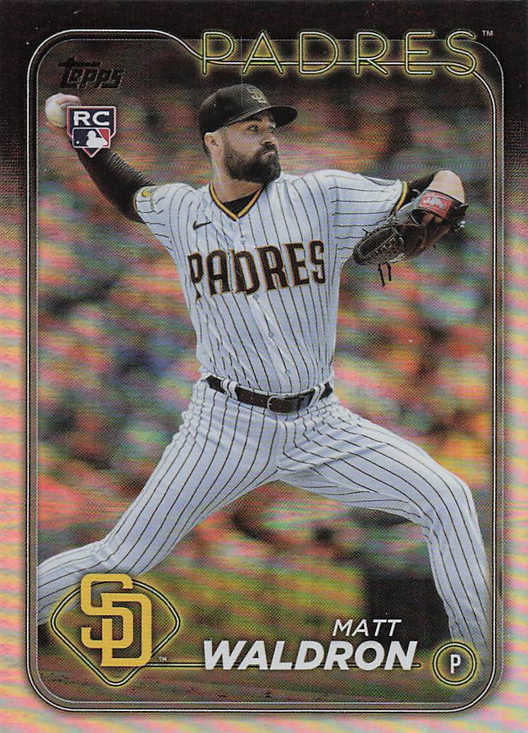 2024 Topps Baseball Rainbow Foil Matt Waldron #162