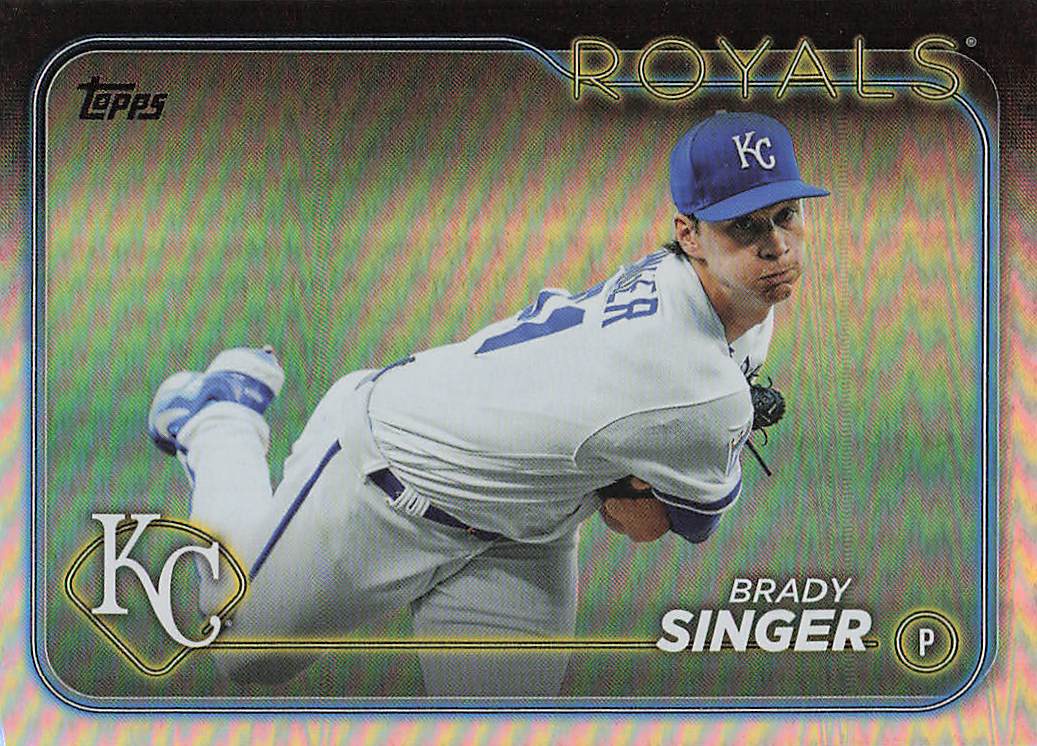 2024 Topps Baseball Rainbow Foil Brady Singer #173