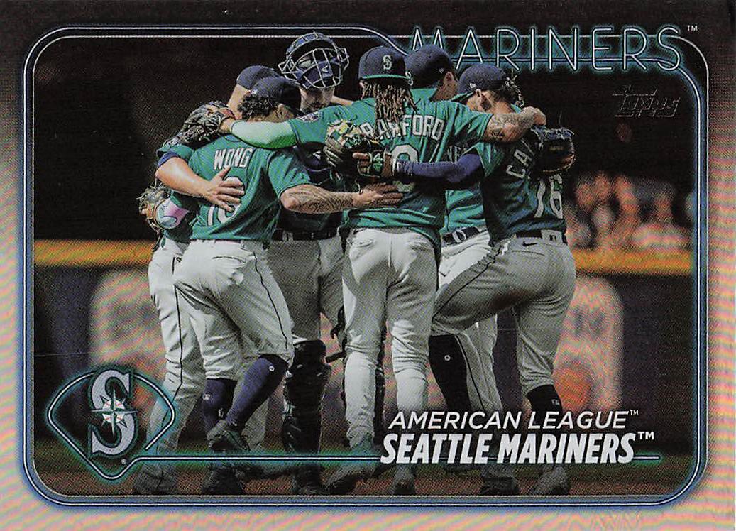 2024 Topps Baseball Rainbow Foil Seattle Mariners #241