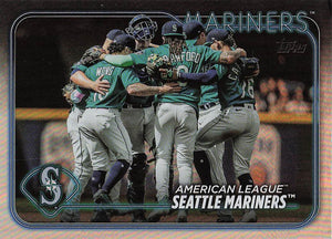 2024 Topps Baseball Rainbow Foil Seattle Mariners #241