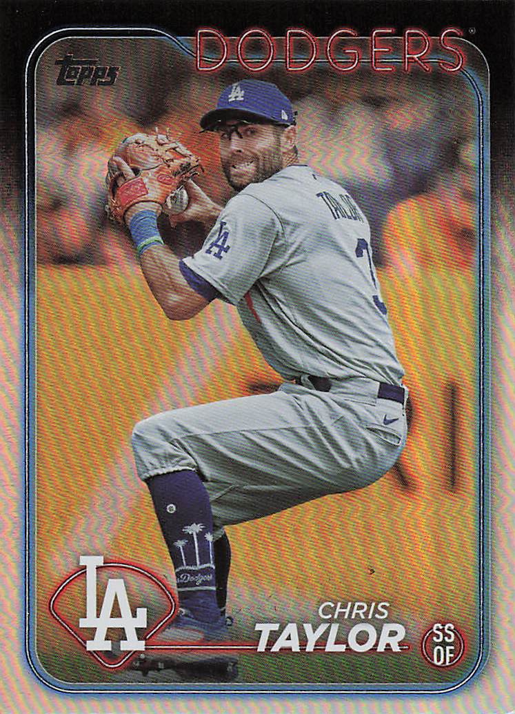 2024 Topps Baseball Rainbow Foil Chris Taylor #246
