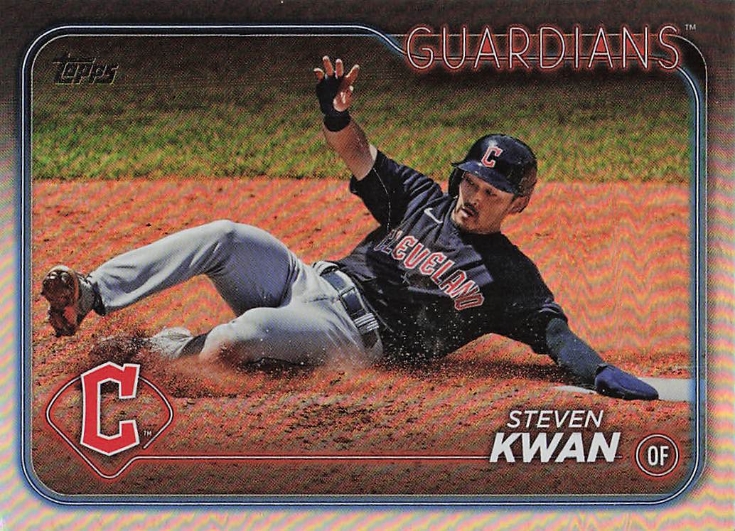 2024 Topps Baseball Rainbow Foil Steven Kwan #312