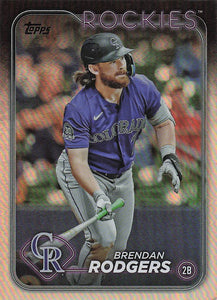 2024 Topps Baseball Rainbow Foil Brendan Rodgers #322