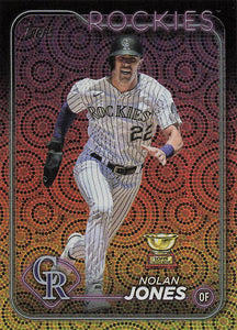 2024 Topps Baseball Holiday Nolan Jones #374