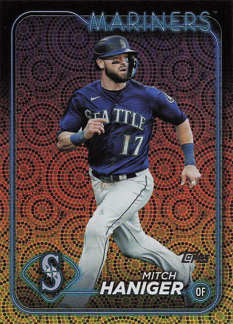 2024 Topps Baseball Holiday Mitch Haniger #382