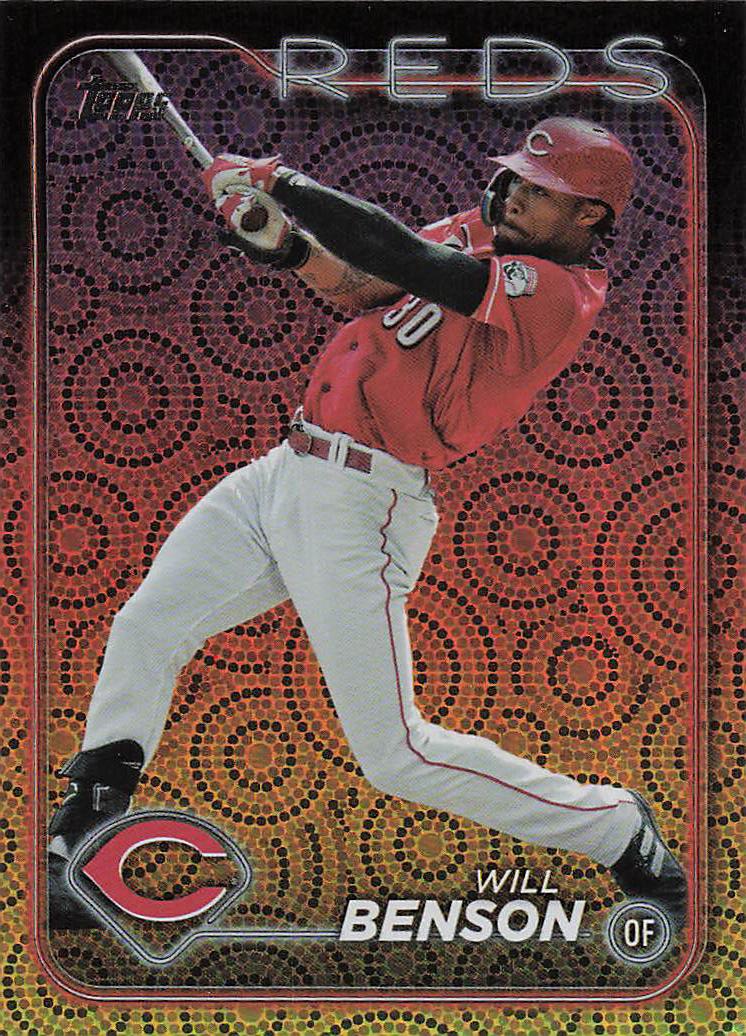 2024 Topps Baseball Holiday Will Benson #386