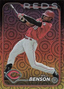 2024 Topps Baseball Holiday Will Benson #386