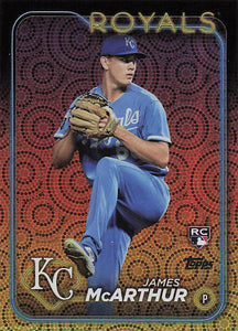 2024 Topps Baseball Holiday James McArthur #434 Rookie