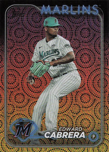 2024 Topps Baseball Holiday Edward Cabrera #465