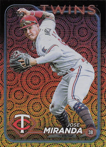2024 Topps Baseball Holiday Jose Miranda #507