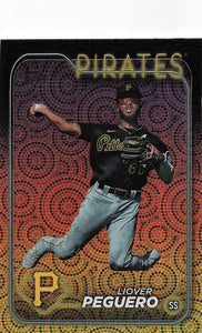 2024 Topps Baseball Holiday Liover Peguero #542