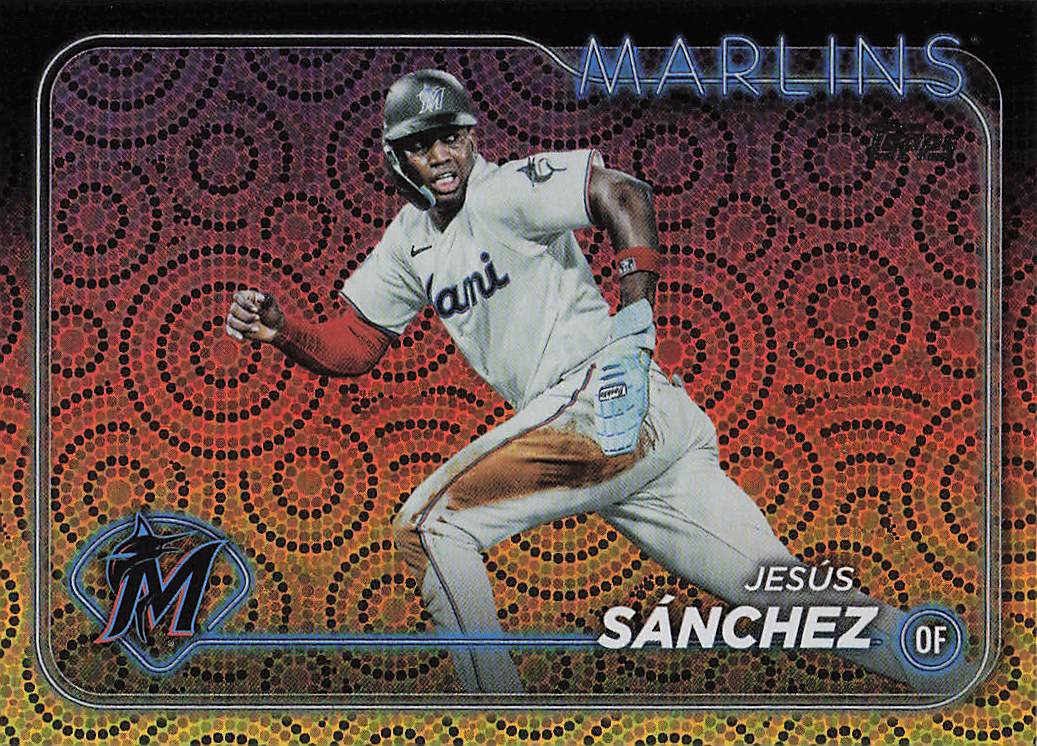 2024 Topps Baseball Holiday Jesús Sánchez #580
