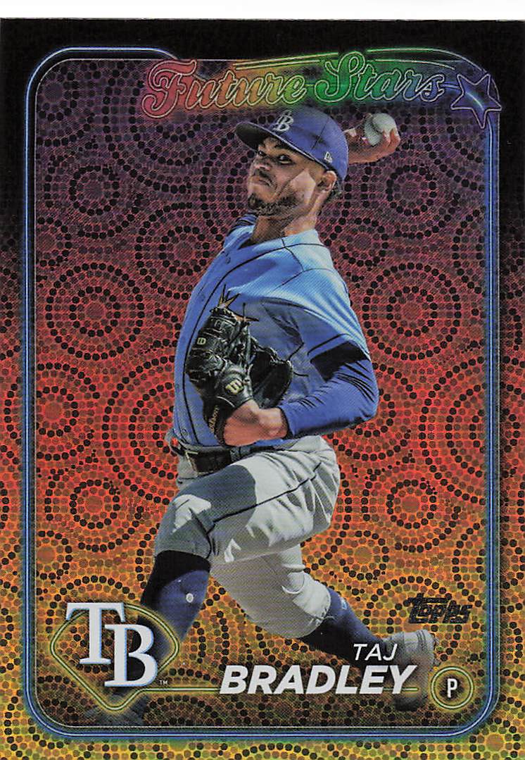 2024 Topps Baseball Holiday Taj Bradley #589