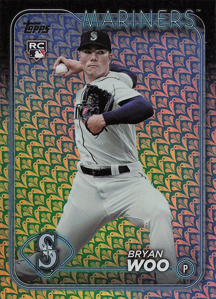 2024 Topps Baseball Holiday Bryan Woo #12