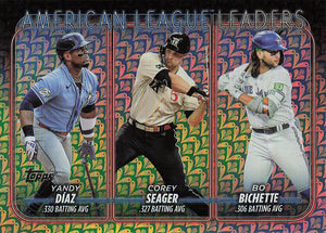 2024 Topps Baseball Holiday Yandy Díaz Corey Seager Bo Bichette #149