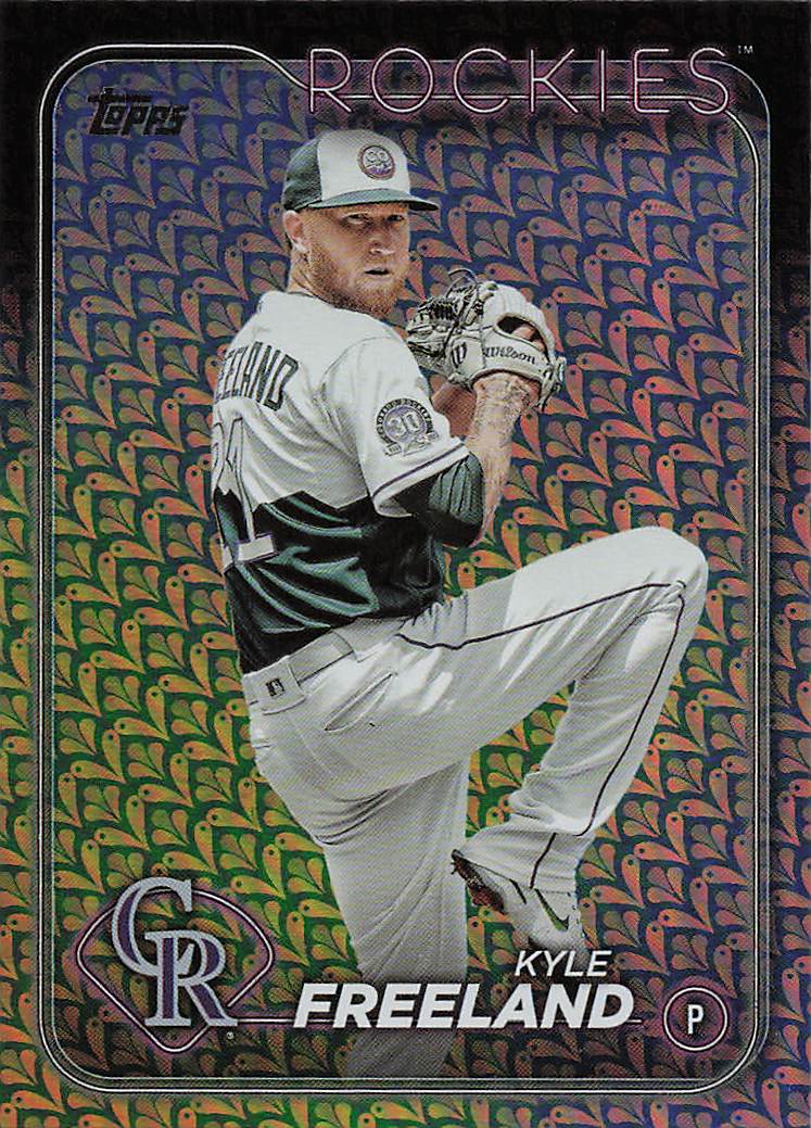 2024 Topps Baseball Holiday Kyle Freeland #198