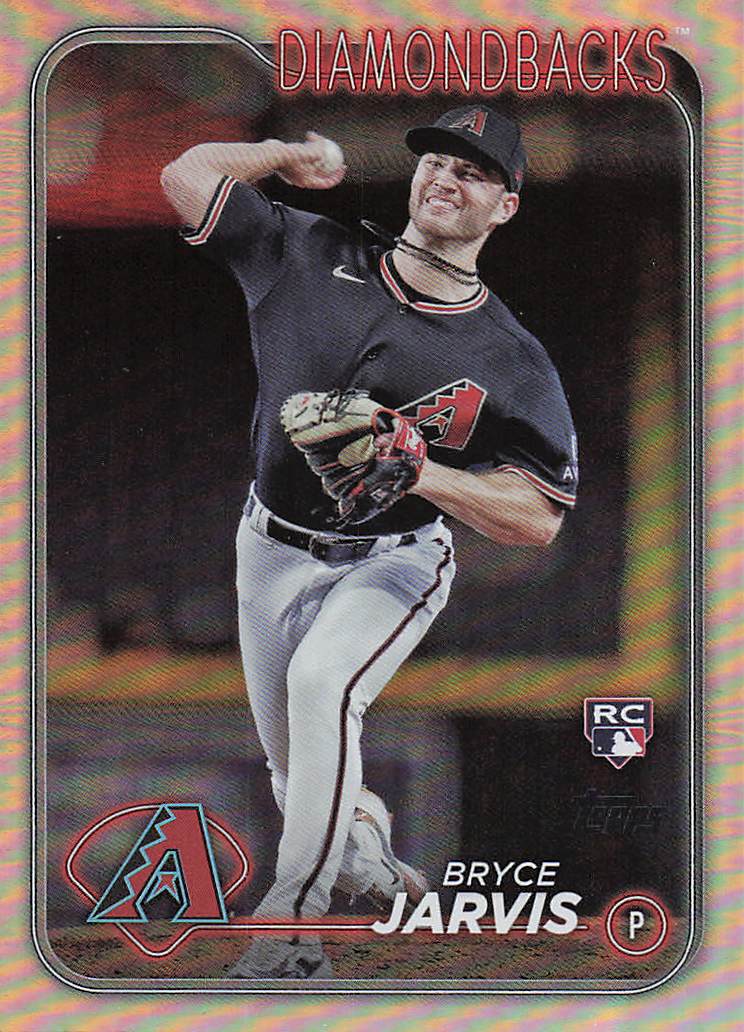 2024 Topps Baseball Rainbow Foil Bryce Jarvis #363 Rookie