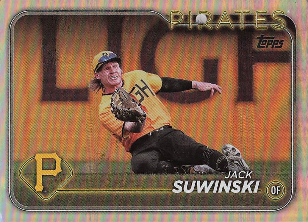 2024 Topps Baseball Rainbow Foil Jack Suwinski #390