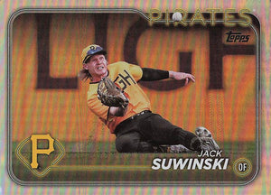 2024 Topps Baseball Rainbow Foil Jack Suwinski #390