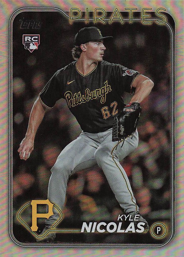 2024 Topps Baseball Rainbow Foil Kyle Nicolas #408 Rookie