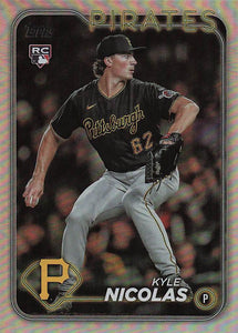 2024 Topps Baseball Rainbow Foil Kyle Nicolas #408 Rookie