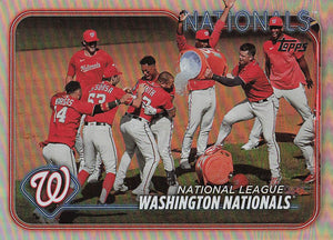 2024 Topps Baseball Rainbow Foil Washington Nationals #417