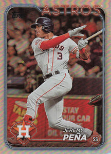 2024 Topps Baseball Rainbow Foil Jeremy Pena #472