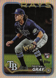 2024 Topps Baseball Rainbow Foil Tristan Gray #483 Rookie