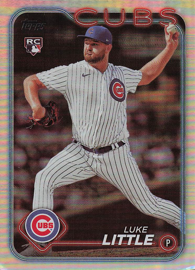2024 Topps Baseball Rainbow Foil Luke Little #546 Rookie