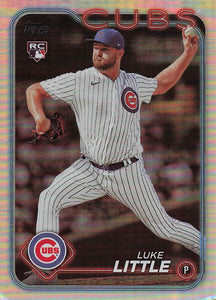 2024 Topps Baseball Rainbow Foil Luke Little #546 Rookie