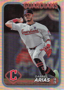 2024 Topps Baseball Rainbow Foil Gabriel Arias #579