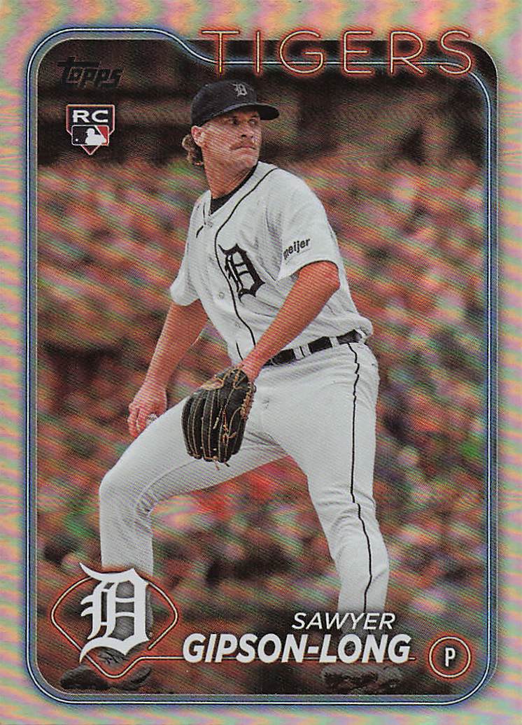 2024 Topps Baseball Rainbow Foil Sawyer Gipson-Long #616 Rookie