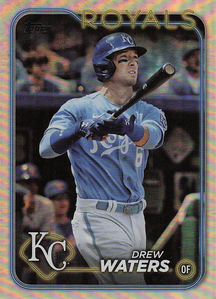 2024 Topps Baseball Rainbow Foil Drew Waters #646