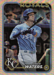 2024 Topps Baseball Rainbow Foil Drew Waters #646