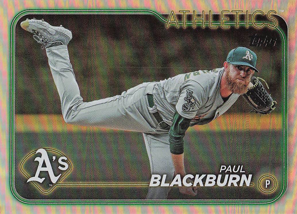 2024 Topps Baseball Rainbow Foil Paul Blackburn #647
