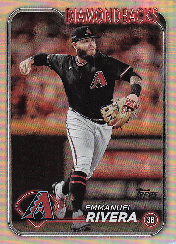 2024 Topps Baseball Rainbow Foil Emmanuel Rivera #669