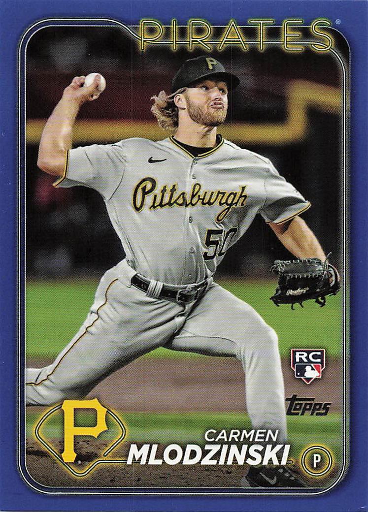 2024 Topps Baseball Royal Blue Carmen Mlodzinski #31