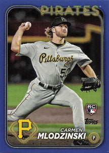 2024 Topps Baseball Royal Blue Carmen Mlodzinski #31