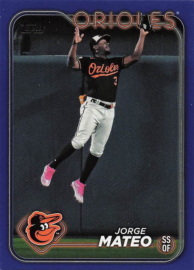 2024 Topps Baseball Royal Blue Jorge Mateo #42