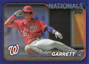 2024 Topps Baseball Royal Blue Stone Garrett #68