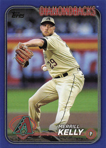 2024 Topps Baseball Royal Blue Merrill Kelly #112